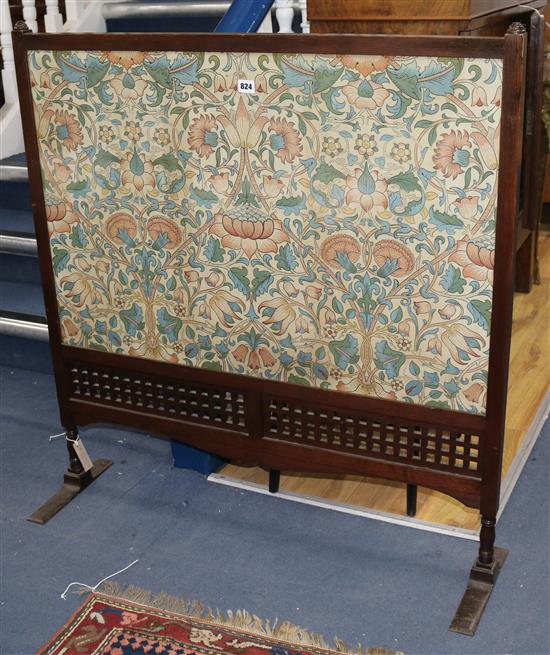 A Liberty & Co. firescreen W.97cm